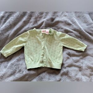 Green cardigan with buttons 18 months